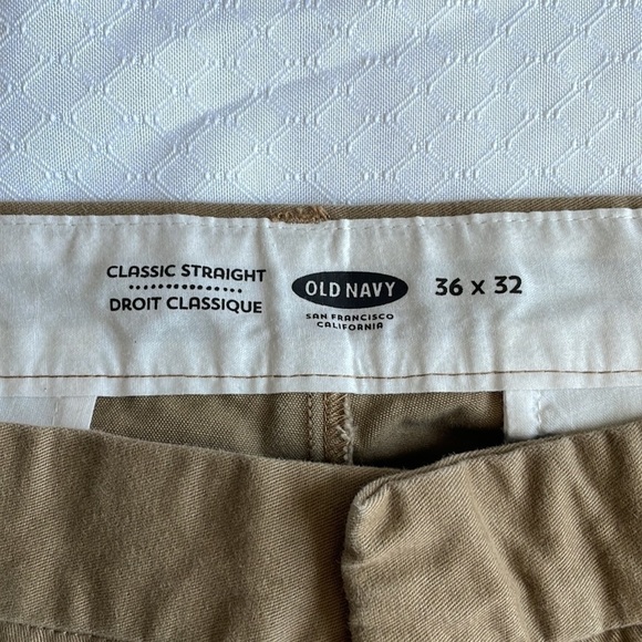 Men’s Old Navy Casual Straight Leg Khaki Pants 36 x 32 - Picture 4 of 5